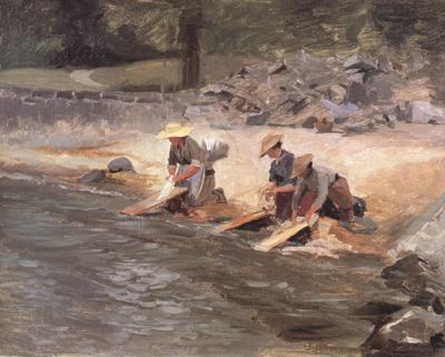 Auguste Frederic Dufaux Laundresses (nn02) china oil painting image